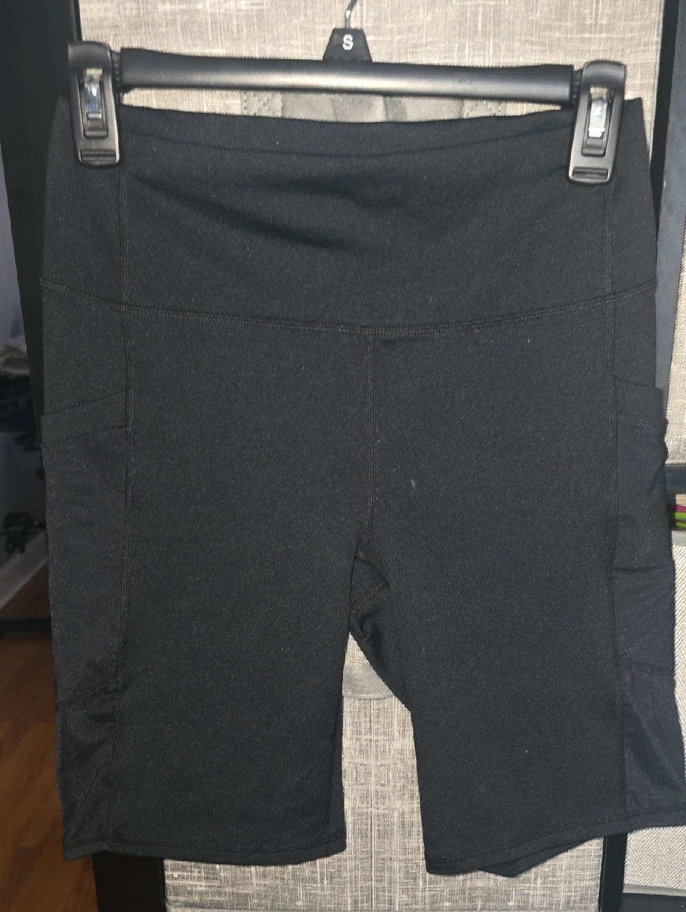 Fabletics Black Kids Bike Shorts